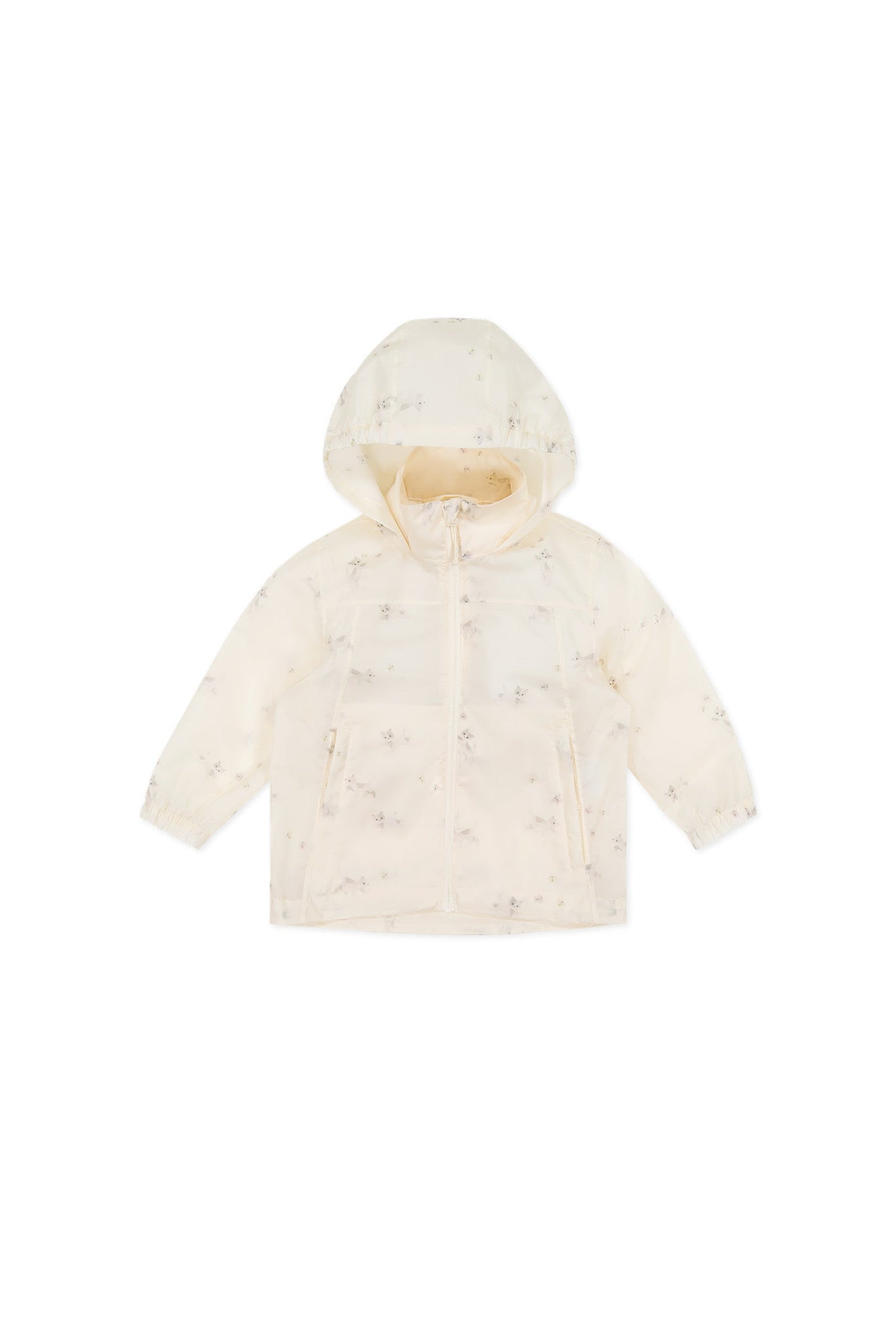 Avery Jacket - Playful Kitten Whisper White