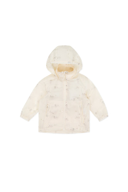 Avery Jacket - Playful Kitten Whisper White