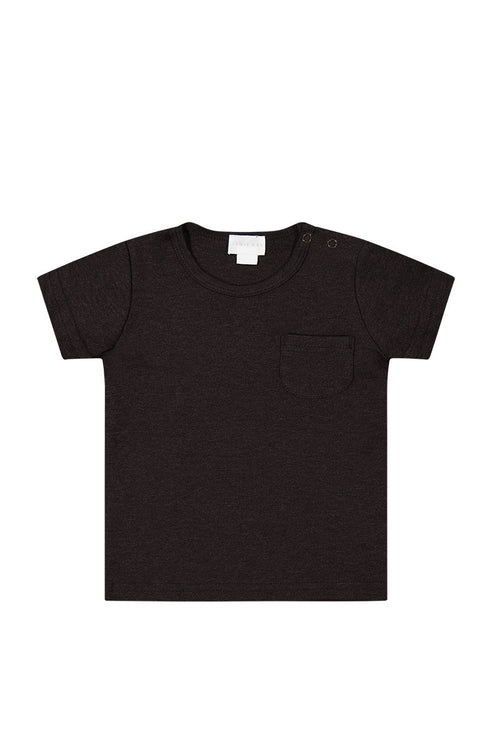 Pima Cotton Cameron Tee - Dark Chocolate