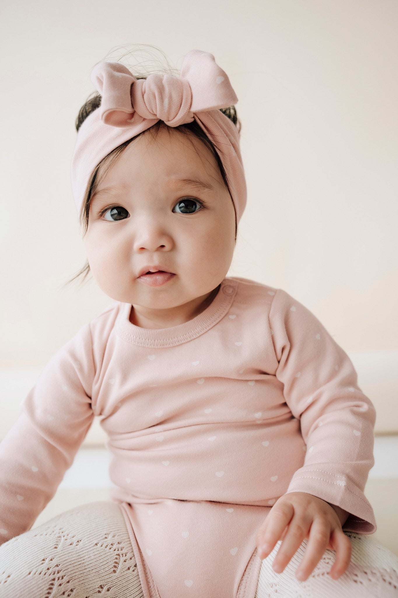 Organic Cotton Headband - Mon Amour Rose