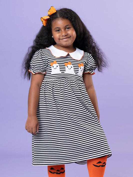 Spooky Treat Striped Dress