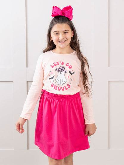 Fuchsia "Let's Go Ghouls" Outfit