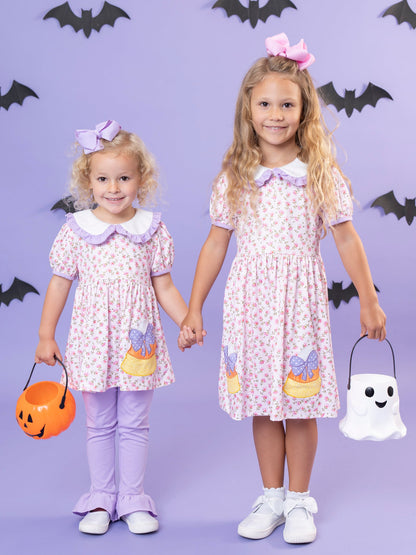 Candy Blossoms Embroidered Ruffle Outfit