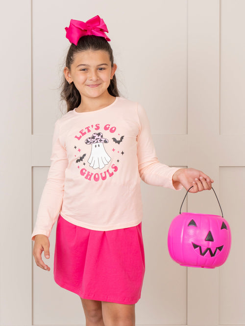 Fuchsia "Let's Go Ghouls" Outfit