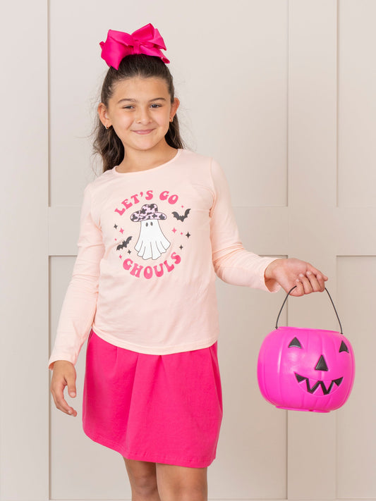 Fuchsia "Let's Go Ghouls" Outfit