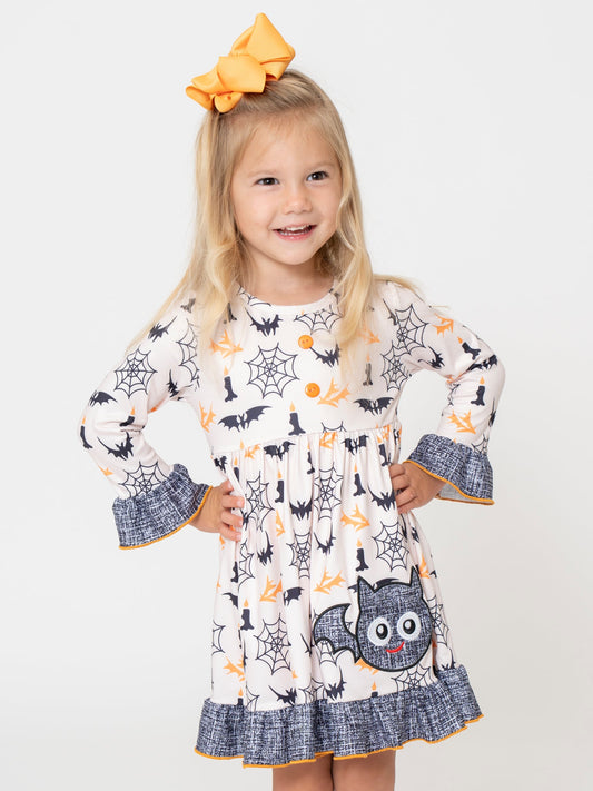 Fright Night Ruffle Dress