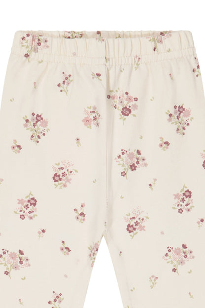 Organic Cotton Everyday Legging - Lauren Floral Tofu