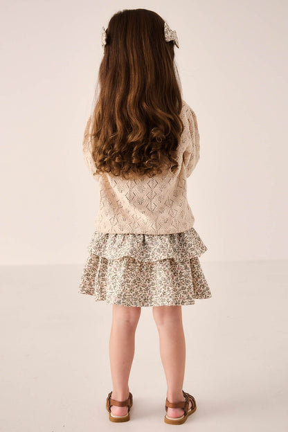 Organic Cotton Ruby Skirt - Ariella Eggnog