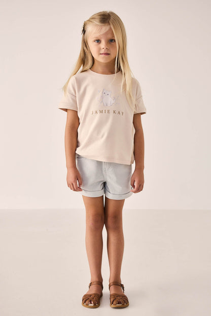 Pima Cotton Mimi Top - Kitty Shell