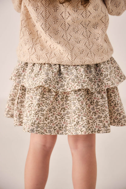 Organic Cotton Ruby Skirt - Ariella Eggnog