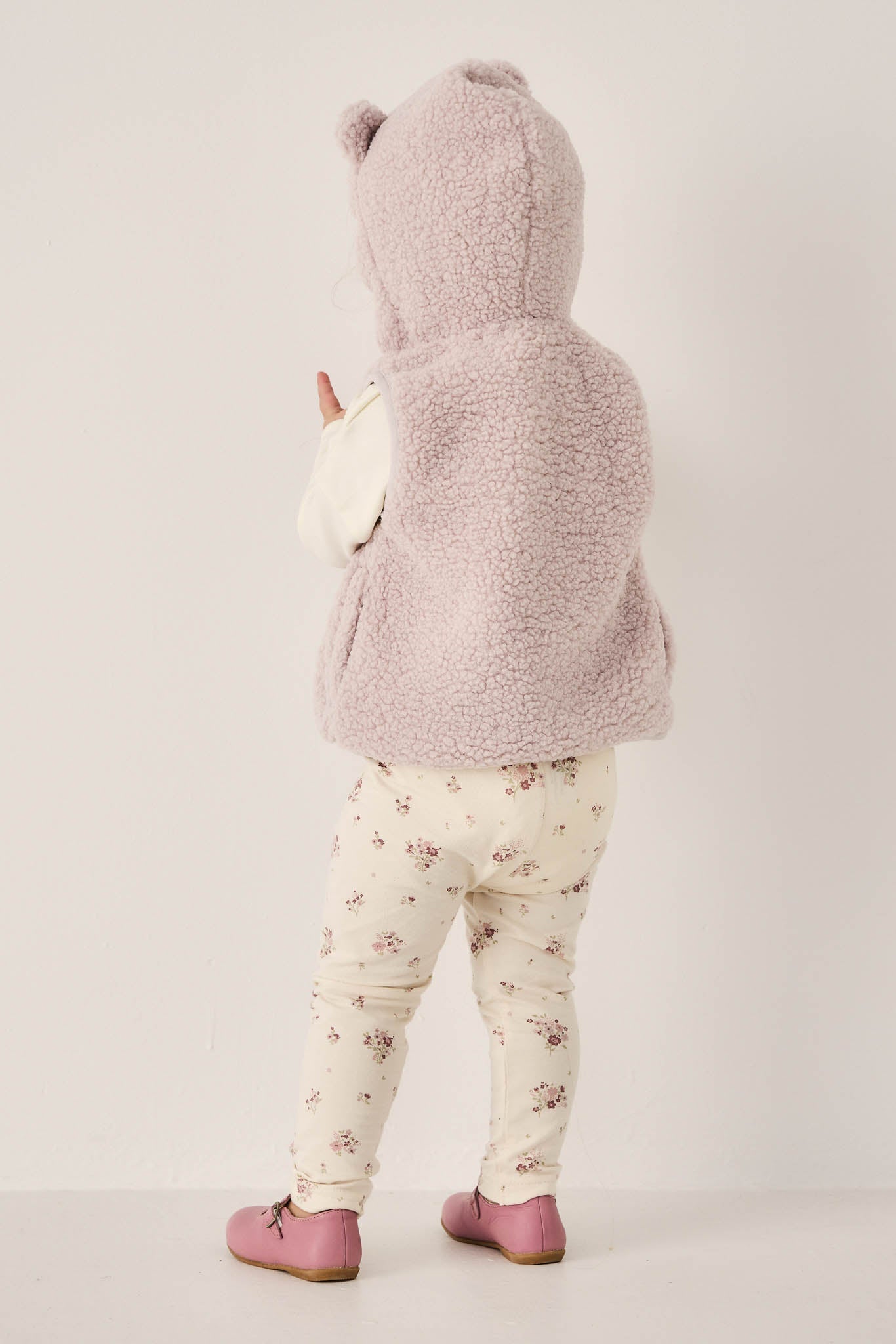 Organic Cotton Everyday Legging - Lauren Floral Tofu