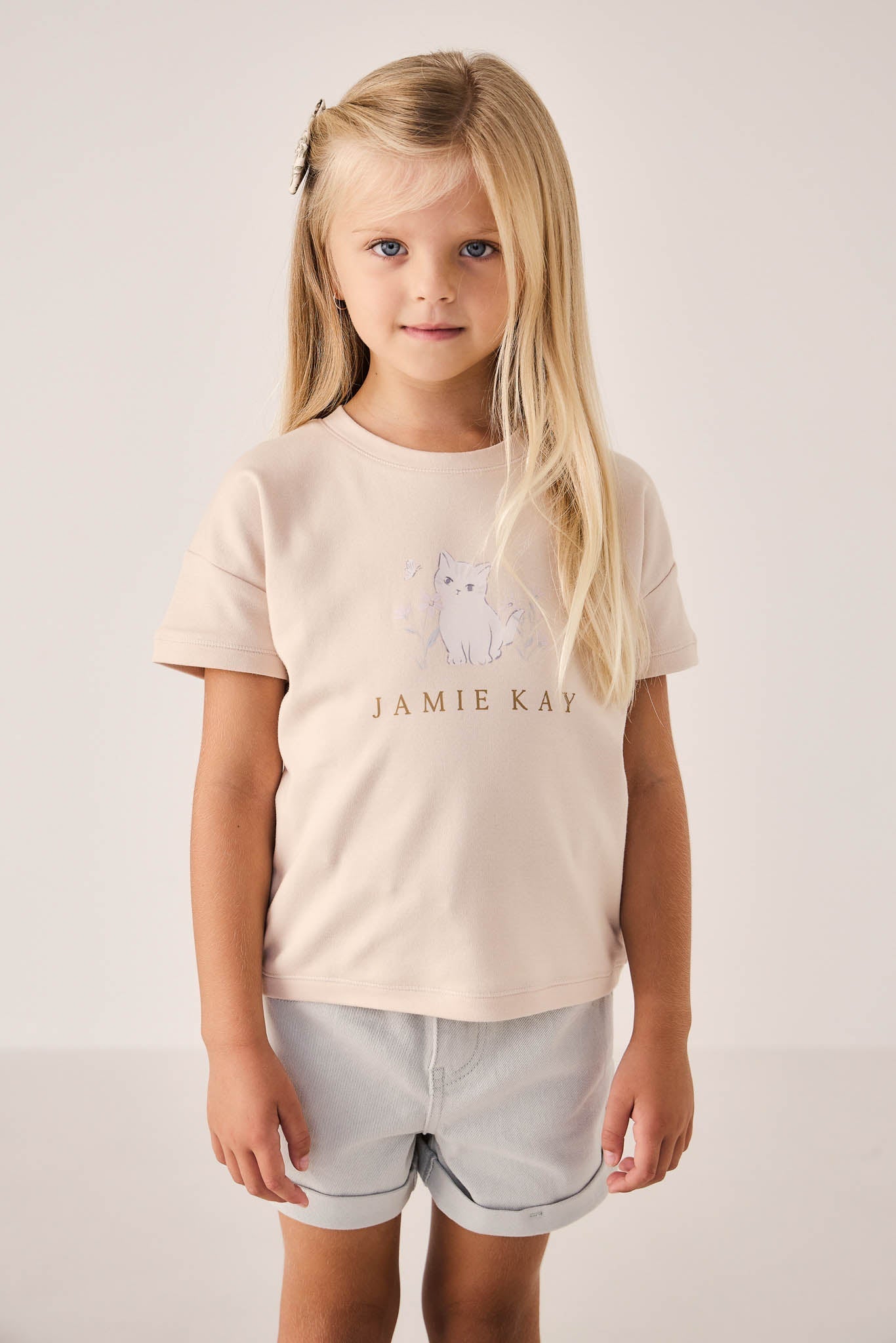 Pima Cotton Mimi Top - Kitty Shell