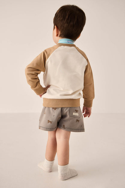 Organic Cotton Tao Sweatshirt - Bronzed Leopard