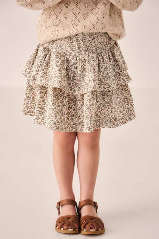 Organic Cotton Ruby Skirt - Ariella Eggnog