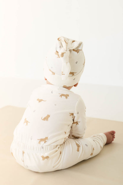 Organic Cotton Everyday Legging - Lenny Leopard Cloud