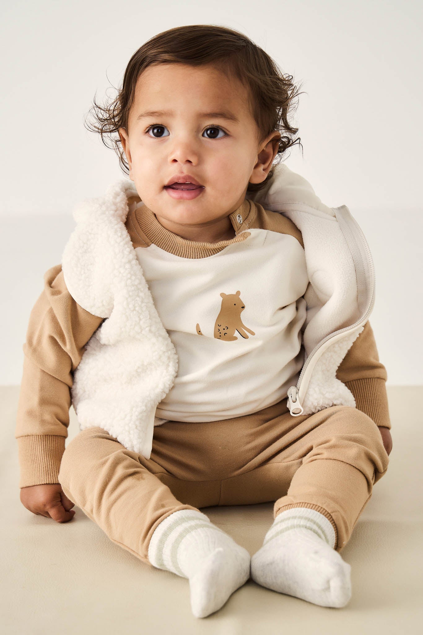 Organic Cotton Tao Sweatshirt - Bronzed Leopard