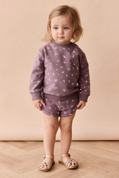Organic Cotton Aubrey Sweatshirt - Polly Gray Ridge