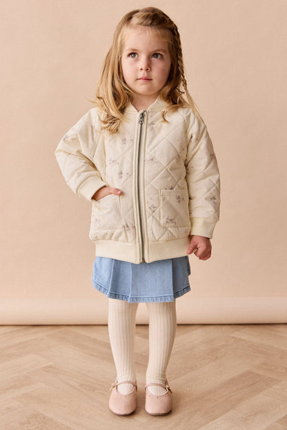 Cammy Jacket - Playful Kitten Whisper White