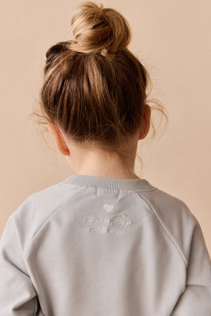 Organic Cotton Mimi Sweatshirt - Dawn Blue Sweetie