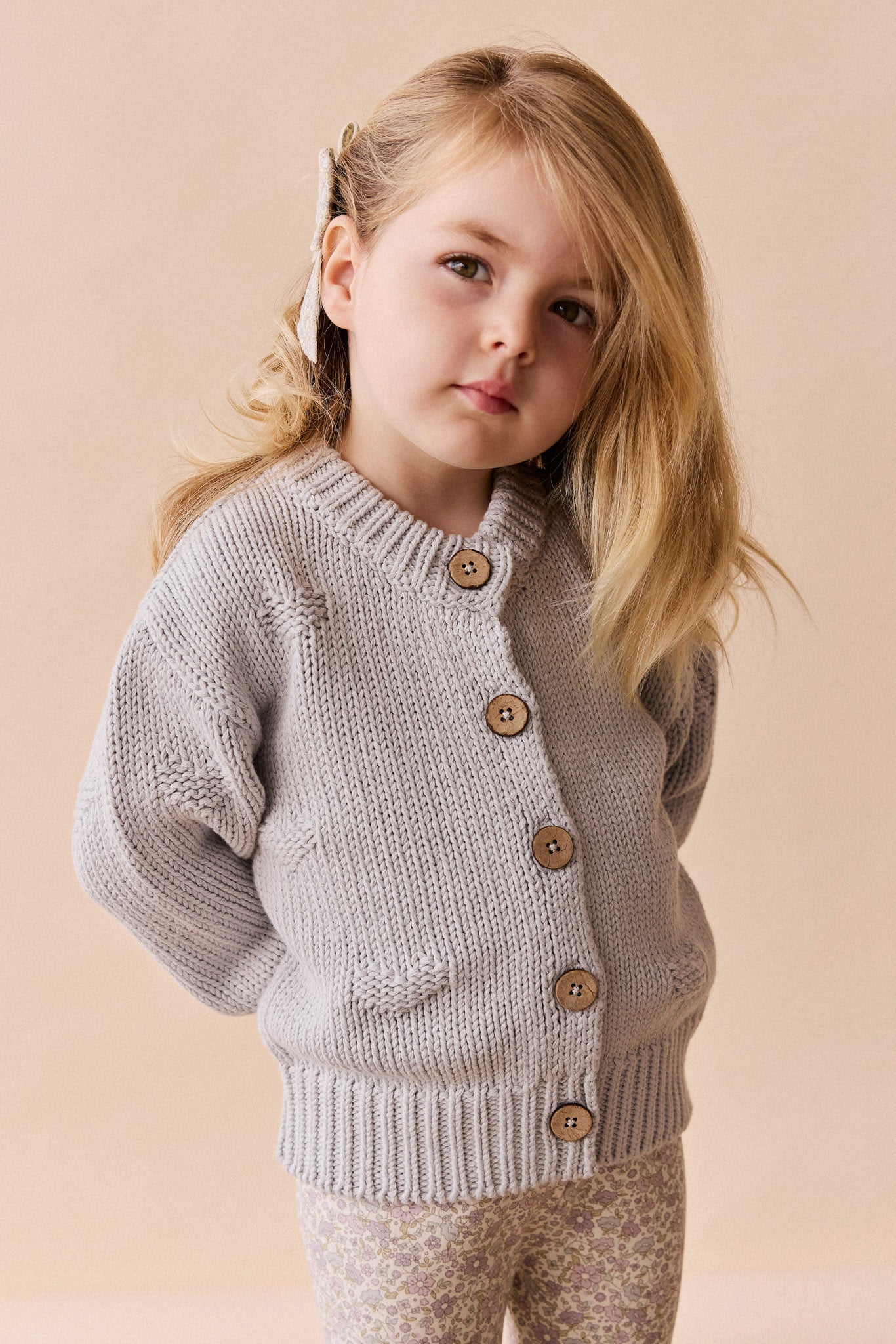Sienna Cardigan - Dusty Blue