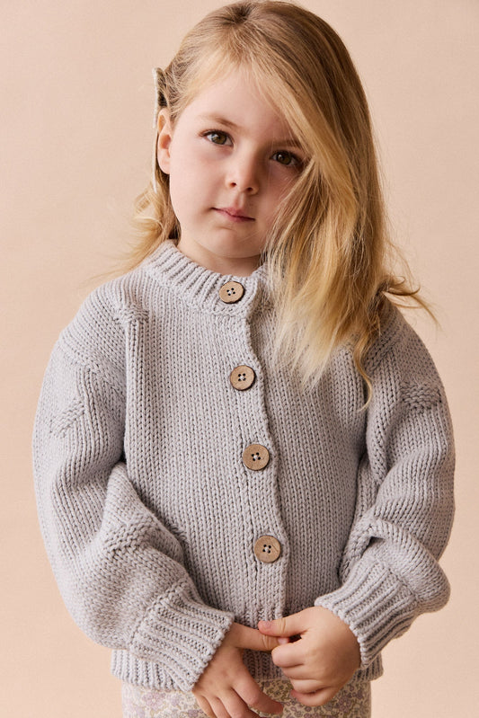 Sienna Cardigan - Dusty Blue