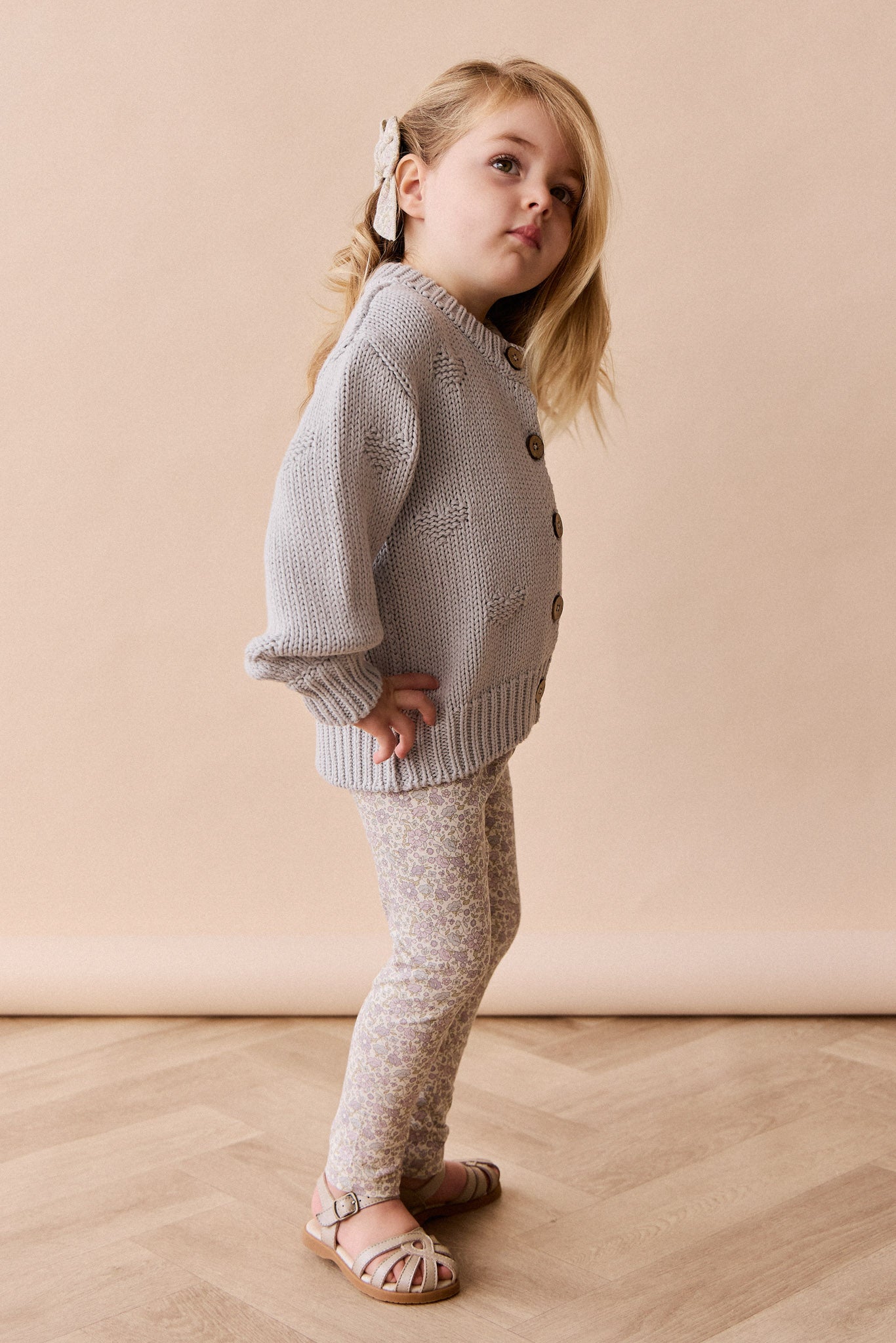 Organic Cotton Everyday Legging - Amelia Pastel