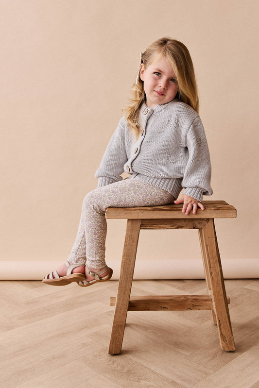 Organic Cotton Everyday Legging - Amelia Pastel