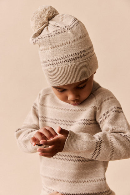 Cedric Knit Beanie - Cedric Stripe