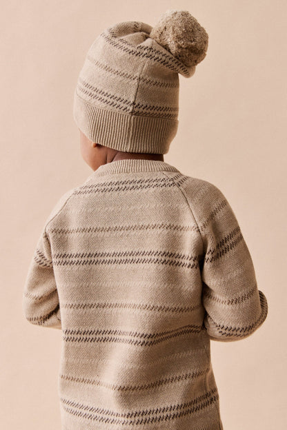 Cedric Knit Beanie - Cedric Stripe