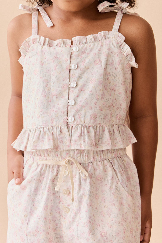 Organic Cotton Mirabel Top - Grace Floral