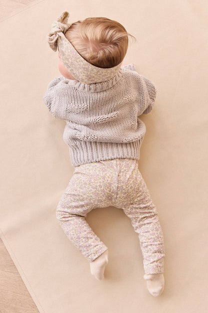 Organic Cotton Everyday Legging - Amelia Pastel