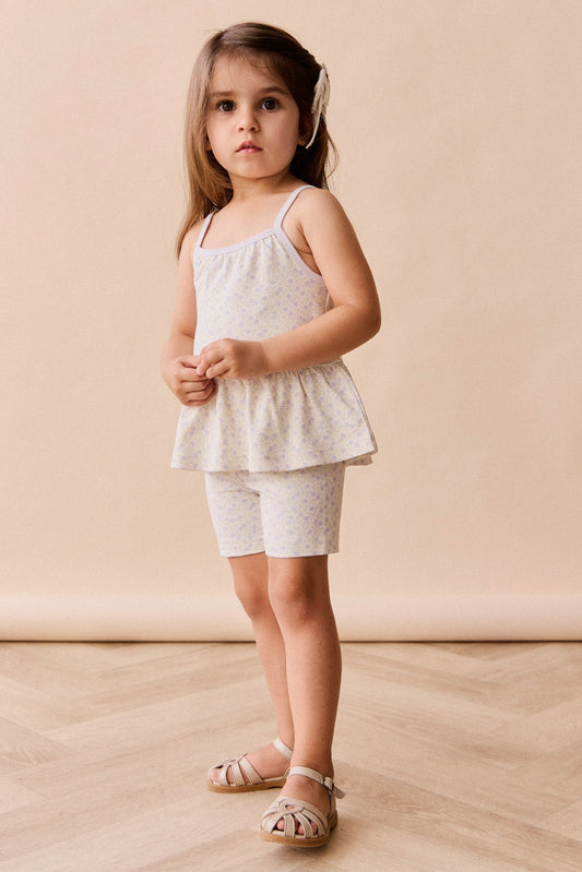 Organic Cotton Everyday Bike Short - Emmy Lilac
