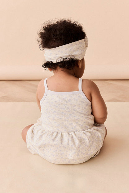 Organic Cotton Meadow Singlet - Emmy Lilac