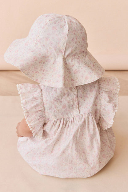 Organic Cotton Noelle Hat - Grace Floral