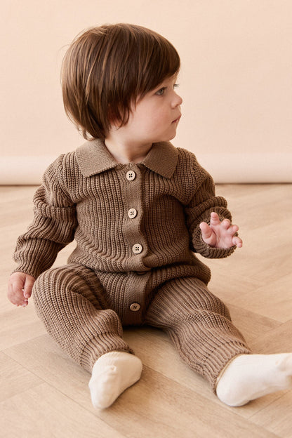 Milan Knitted Onepiece - Pecan