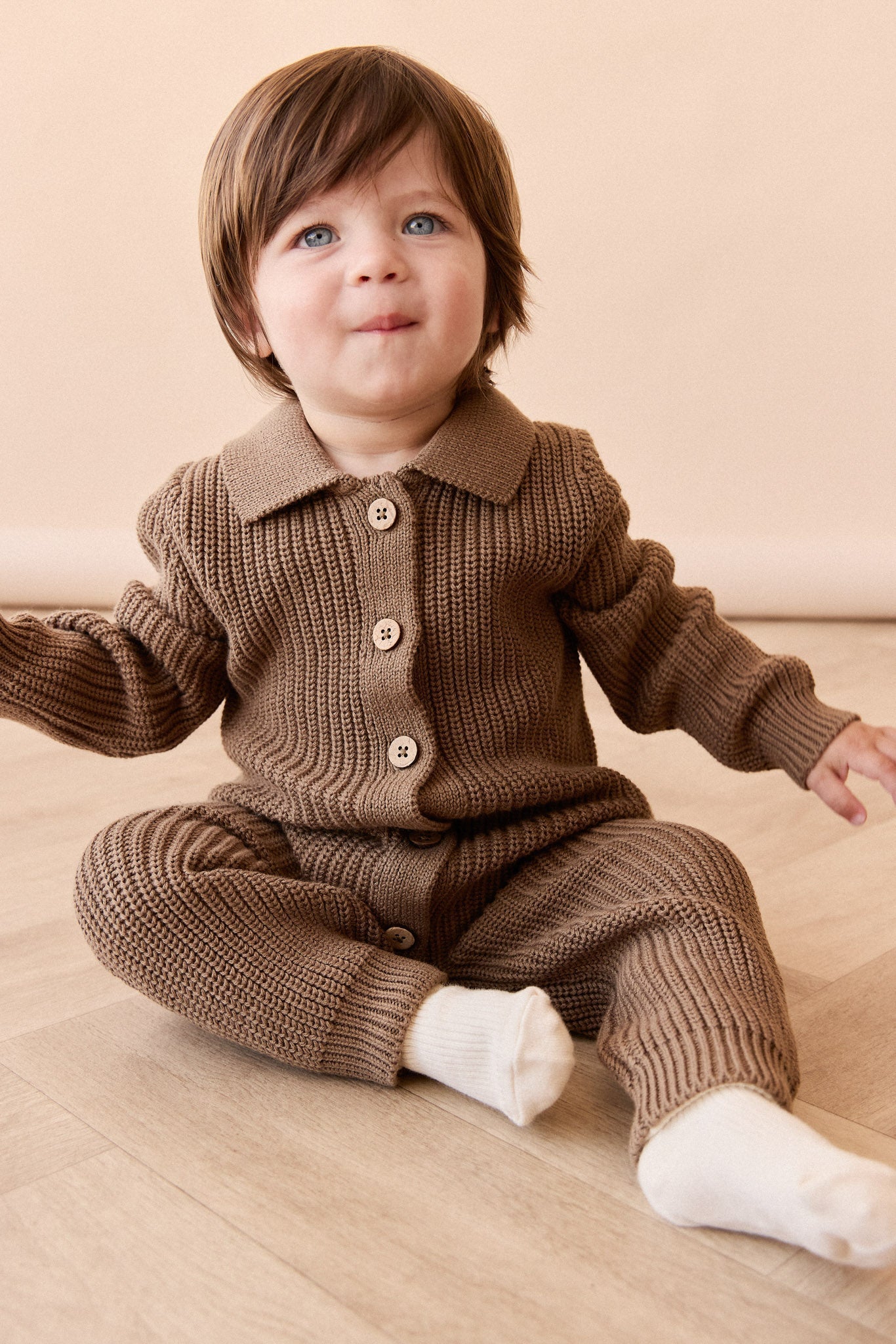 Milan Knitted Onepiece - Pecan