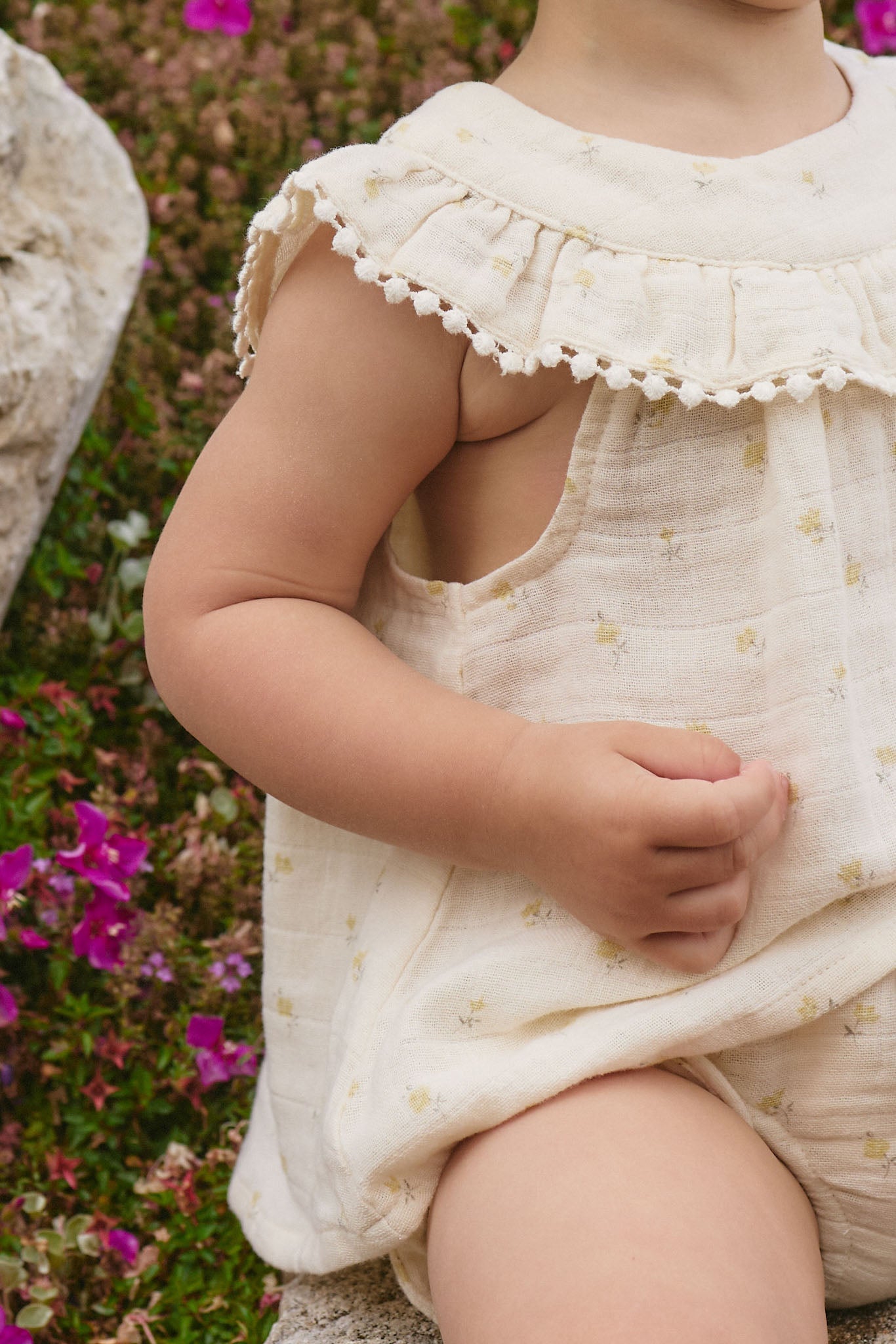 Organic Cotton Muslin Annalise Top - Vintage Ditsy