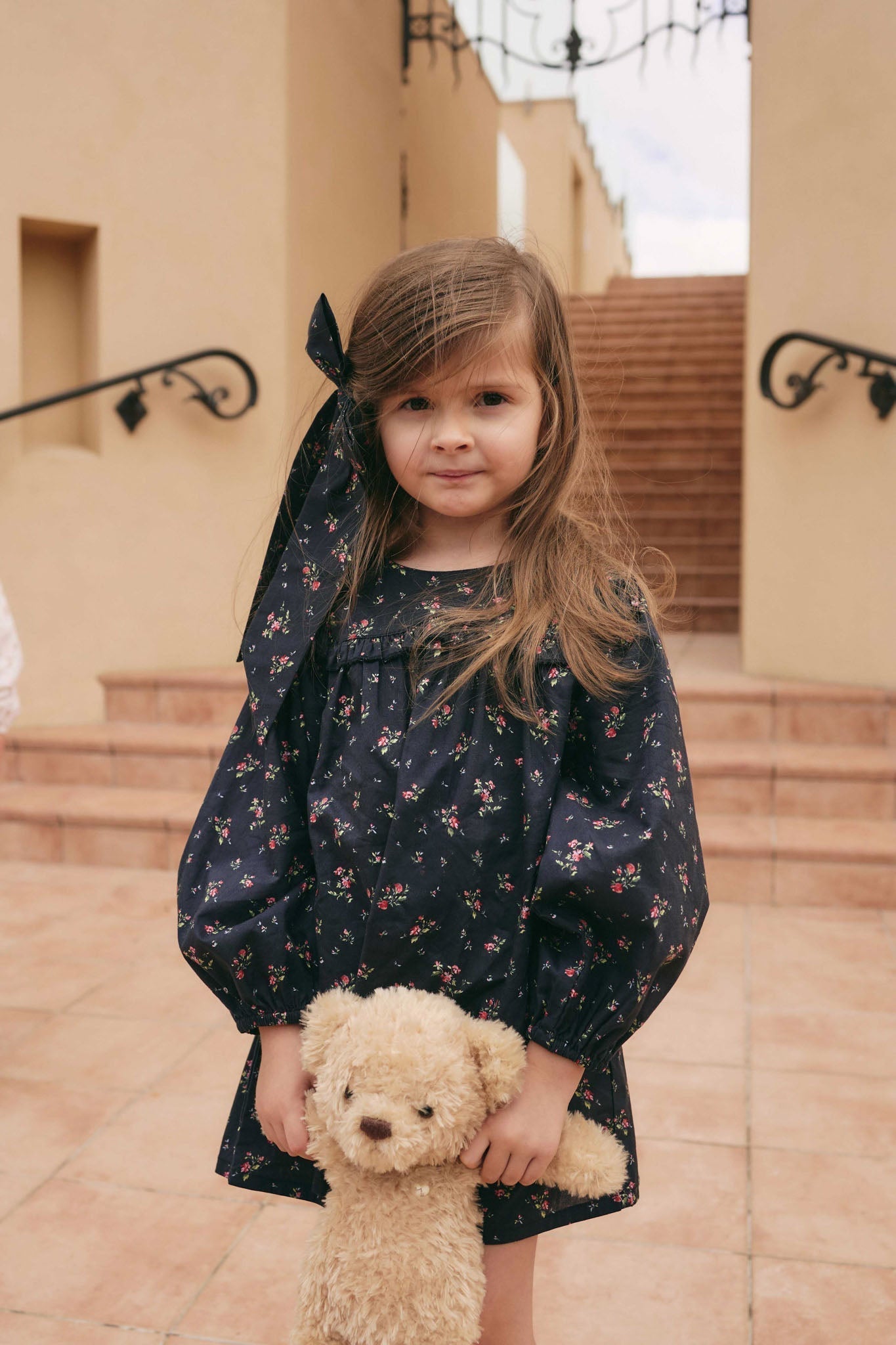 Organic Cotton Amira Dress - Bianca Noir
