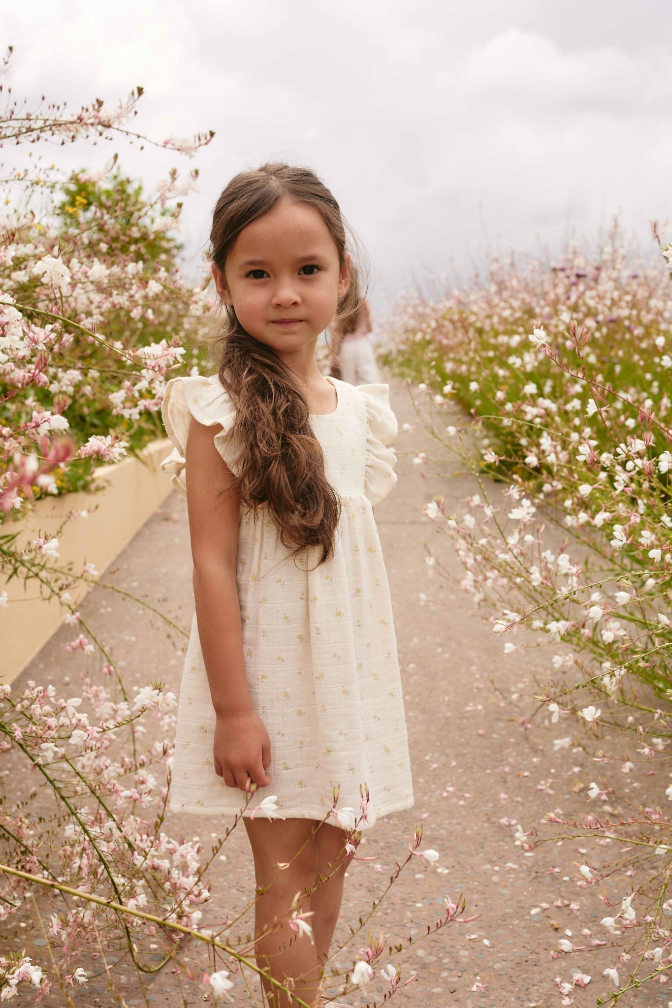 Organic Cotton Muslin Brielle Dress - Vintage Ditsy