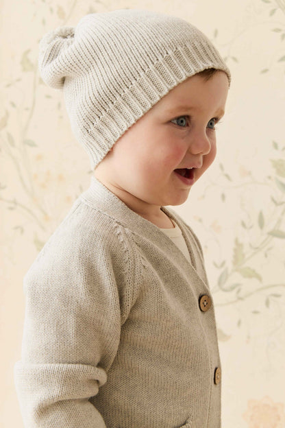 Ethan Hat - Light Grey Marle
