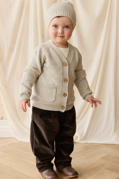 Franco Cardigan - Light Grey Marle