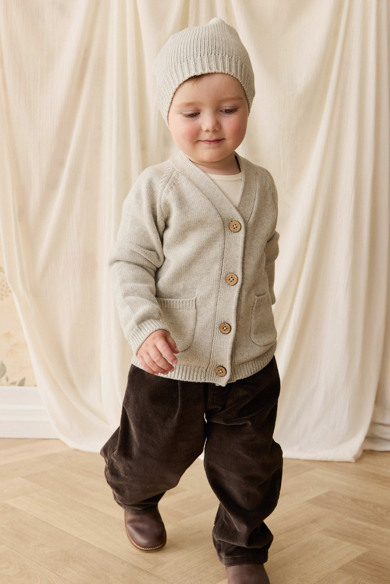 Ethan Hat - Light Grey Marle