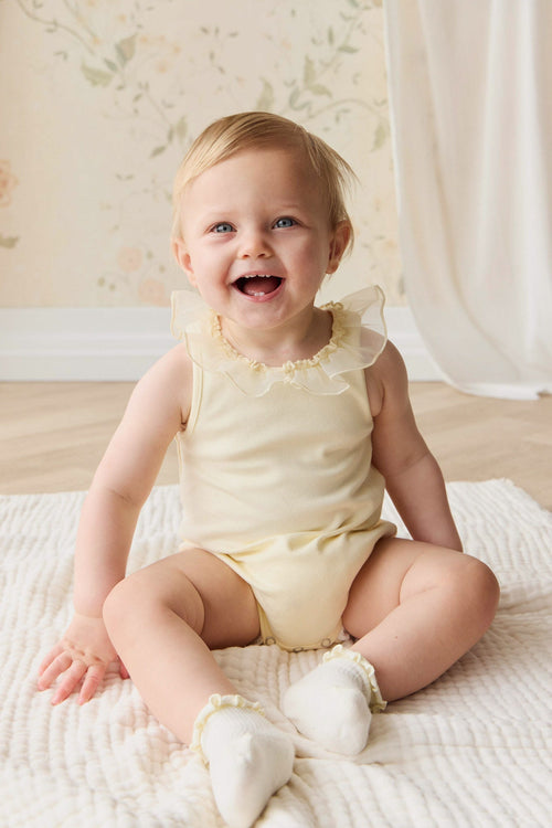 Adalyn Playsuit - Lemon