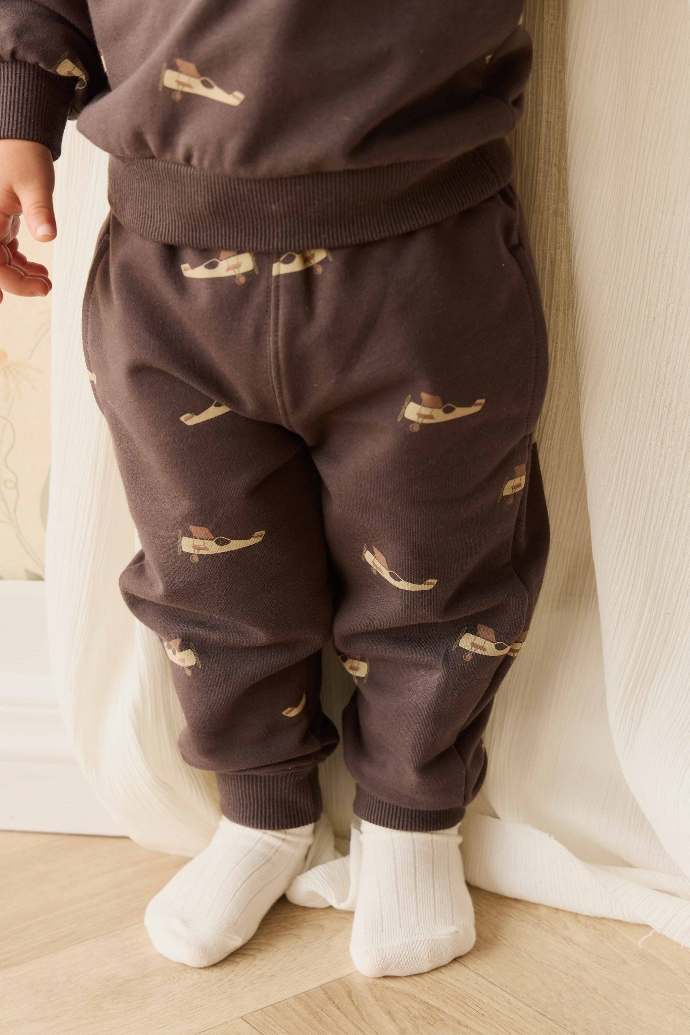 Organic Cotton Dominic Track Pant - Pilot Planes Bistre