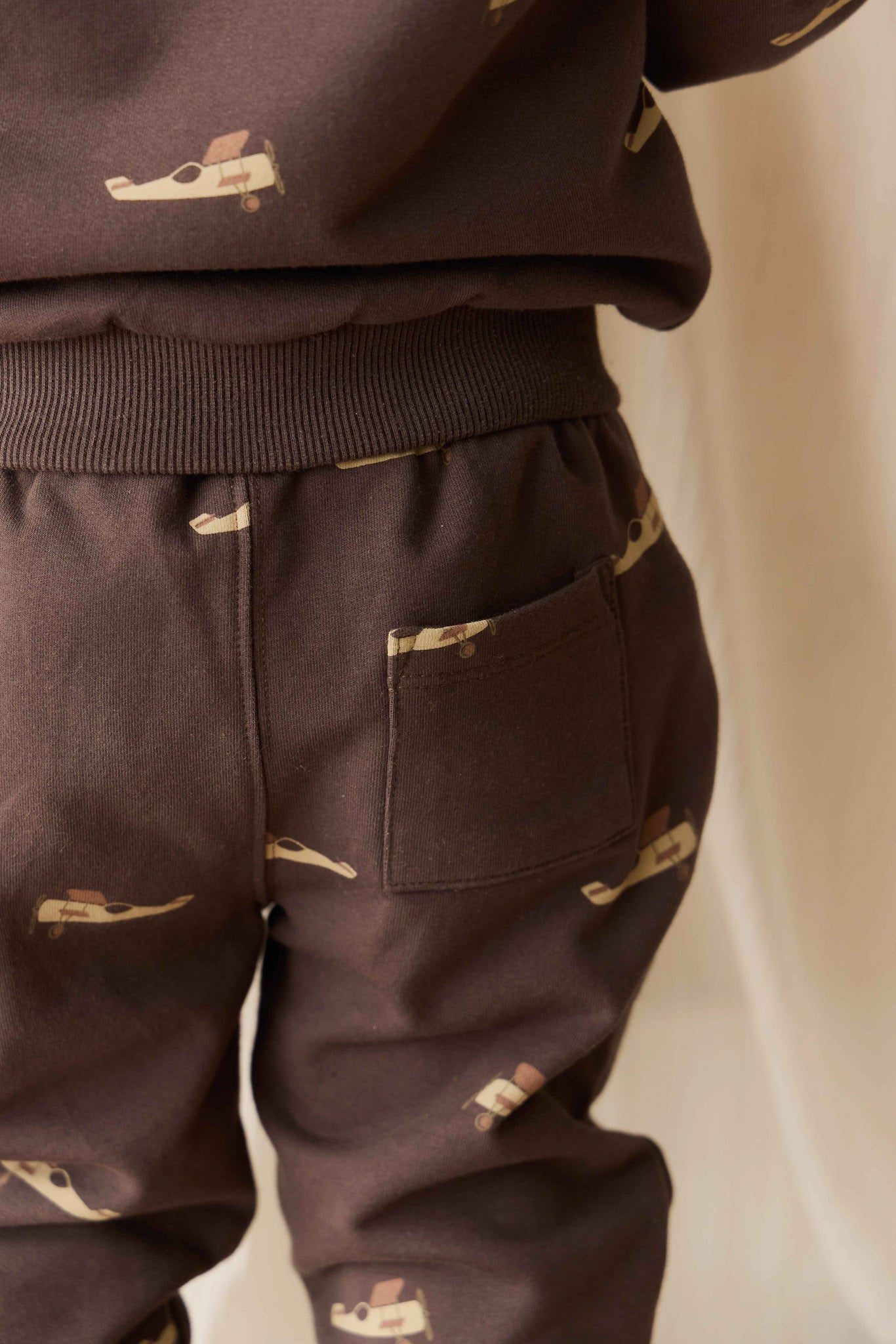 Organic Cotton Dominic Track Pant - Pilot Planes Bistre