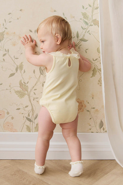 Adalyn Playsuit - Lemon