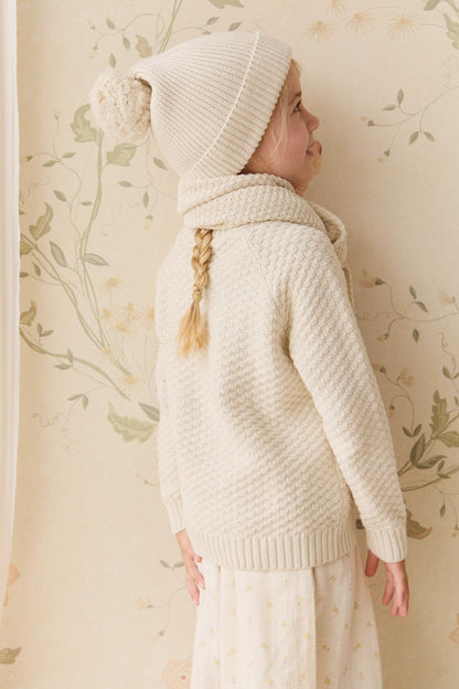 Simple Rib Beanie - Vanilla