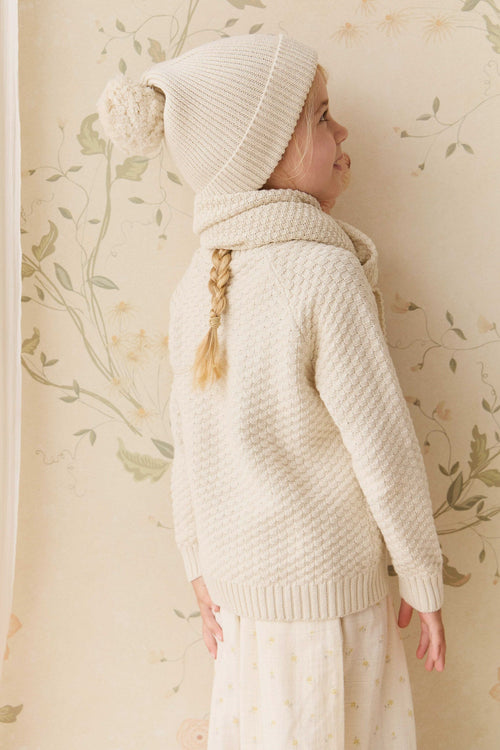 Simple Rib Beanie - Vanilla