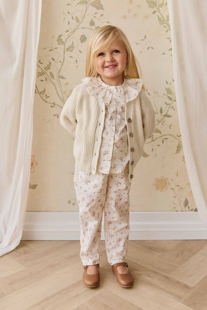 Organic Cotton Elodie Pant - Bianca Antique
