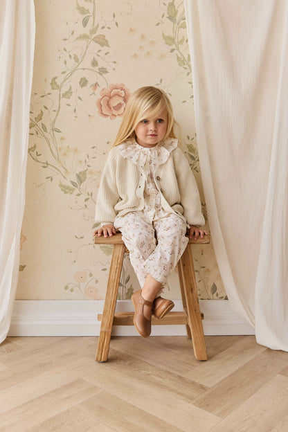 Organic Cotton Elodie Pant - Bianca Antique